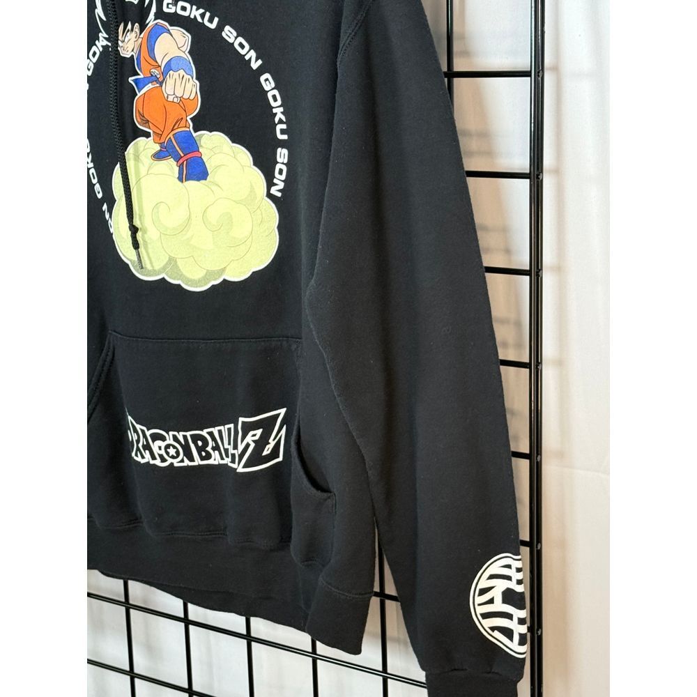 DRAGON BALL Z Pullover Hoodie Mens S Black Bird Studio Son Goku Cosplay - Picture 5 of 9